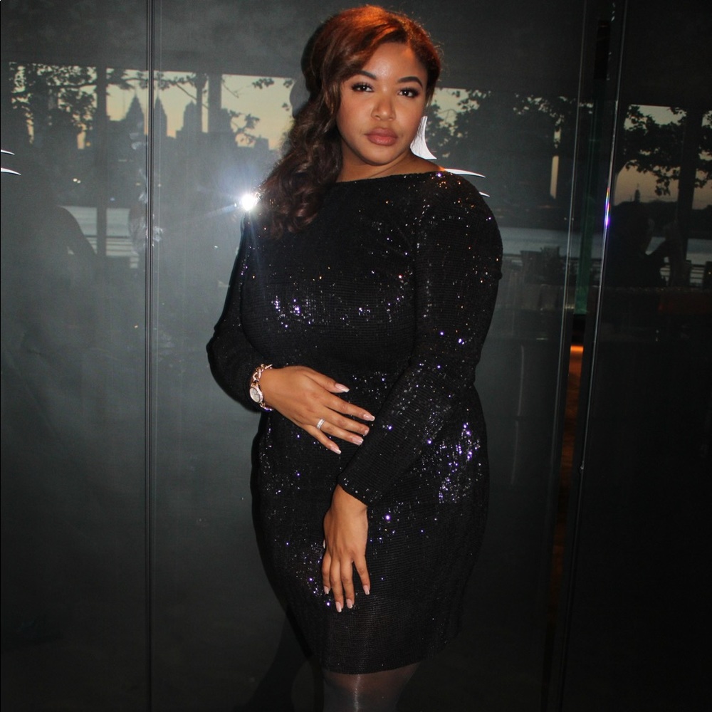 - Sequin Formal Dress